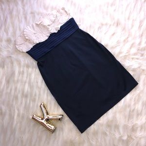 BCBG strapless bodycon dress!.